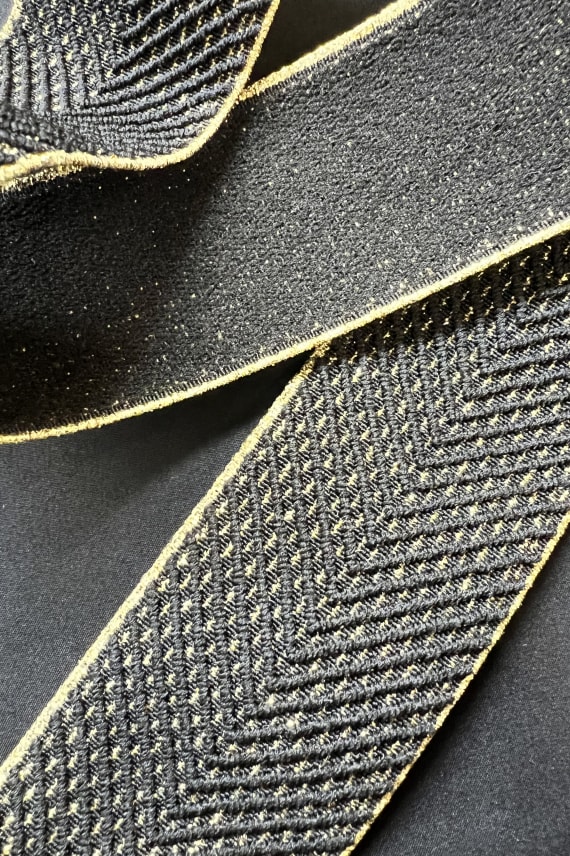 KUMINAUHA KALANRUOTO LUREX 50MM musta